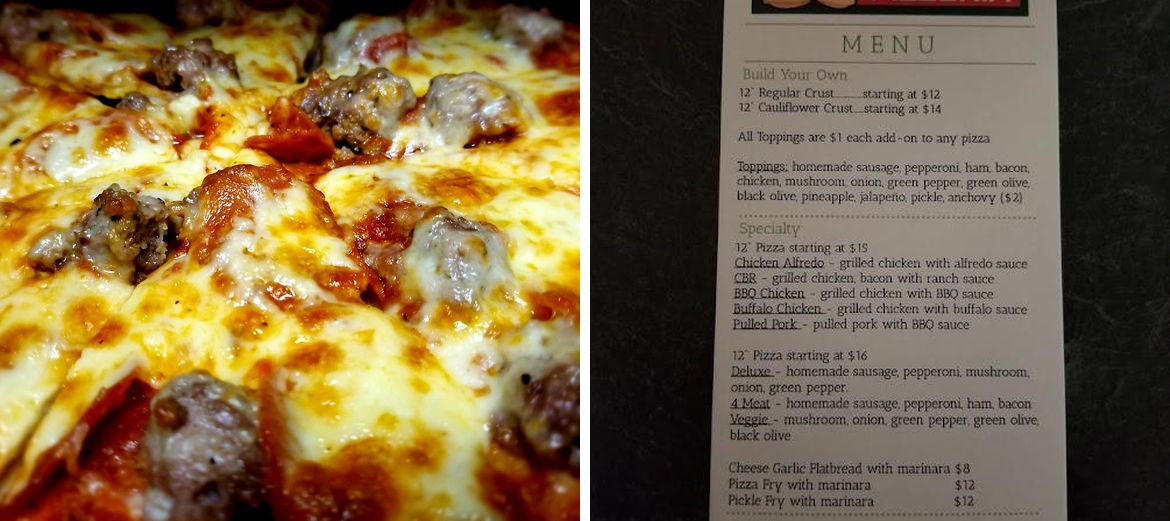 Papa Dave's Pizzeria Menu